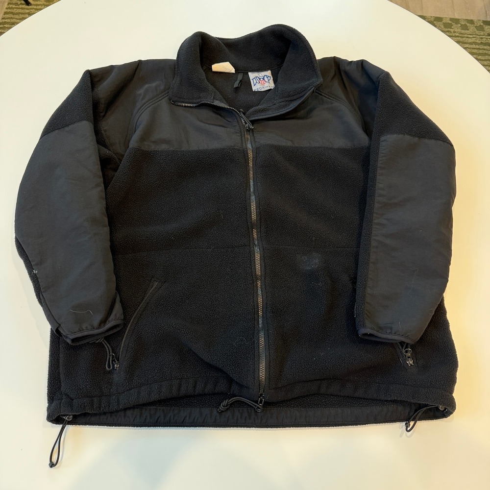 Peckham USGI ECWCS Gen II Polartec Black Synthetic Fleece Jacket Mens XL